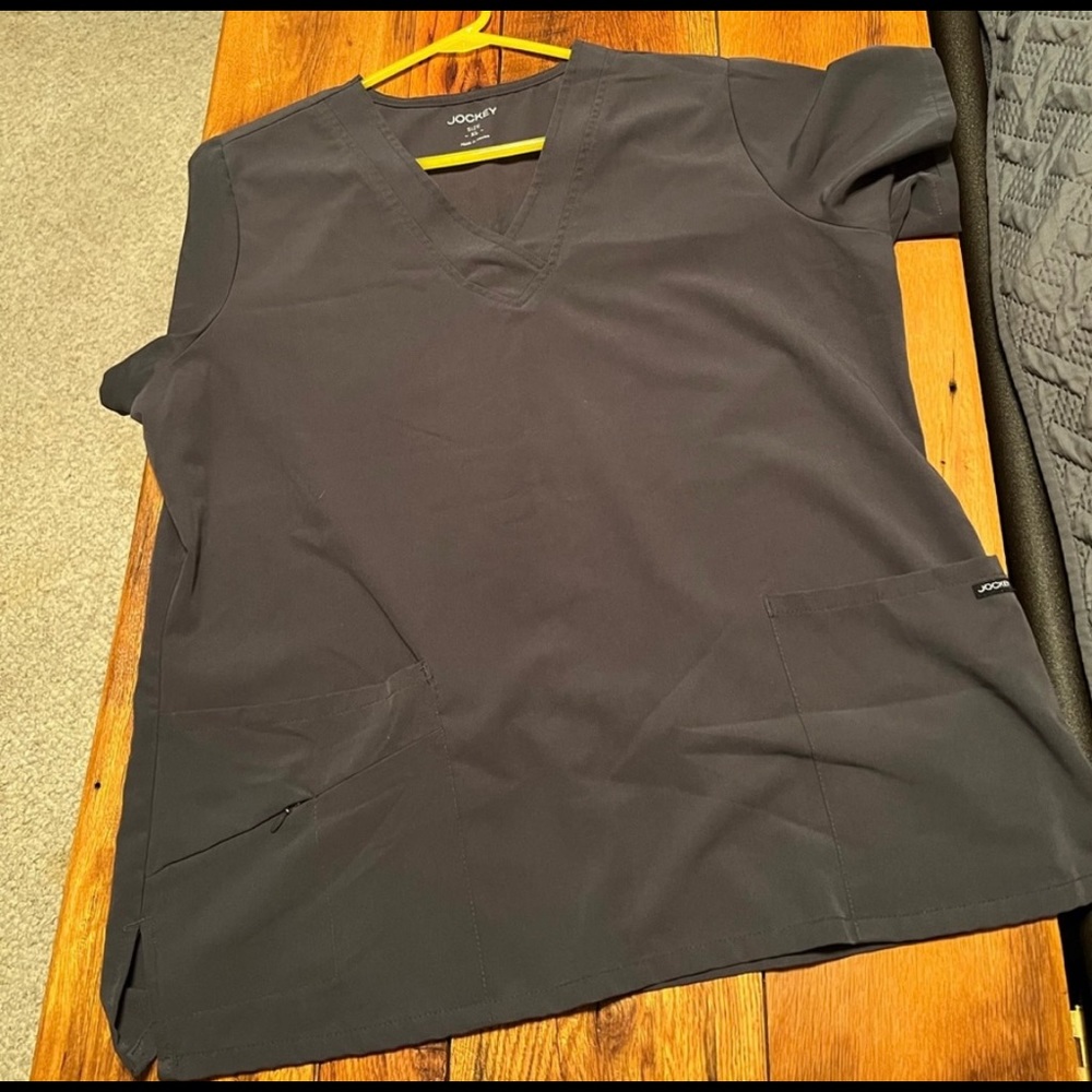 Womens xl gray jockey scrub set